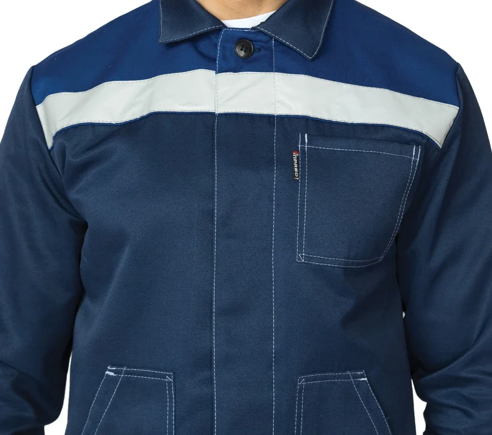 Костюм мужской "Пантеон СОП" синий/василёк (куртка и брюки) - фото 7