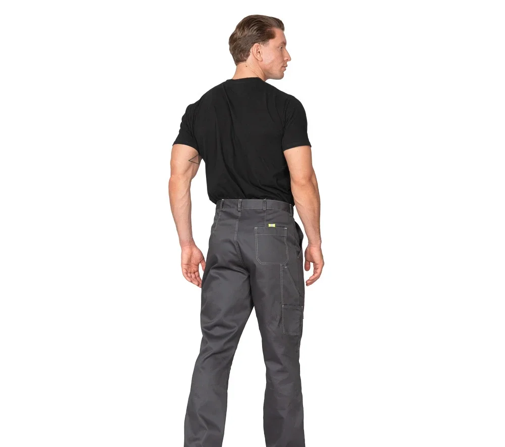 Костюм мужской "Профессионал 1" тёмно-серый/светло-серый (куртка и брюки) - фото 8