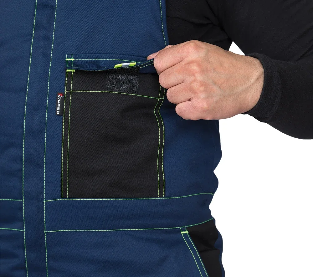 Костюм мужской утеплённый "Бренд К" тёмно-синий/чёрный - фото 15