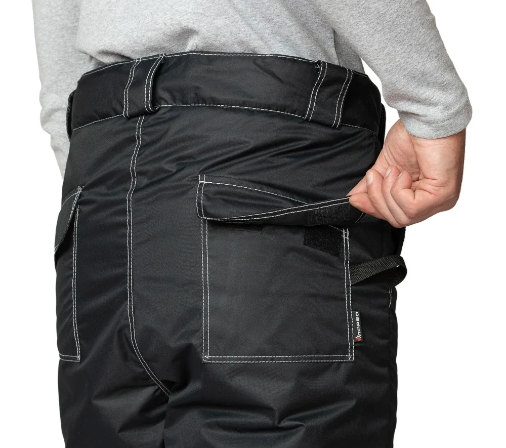 Костюм мужской утеплённый "Викинг" чёрный (куртка и брюки) - фото 17