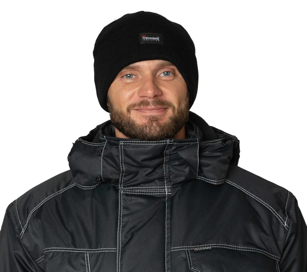 Костюм мужской утеплённый "Викинг" чёрный (куртка и брюки) - фото 21