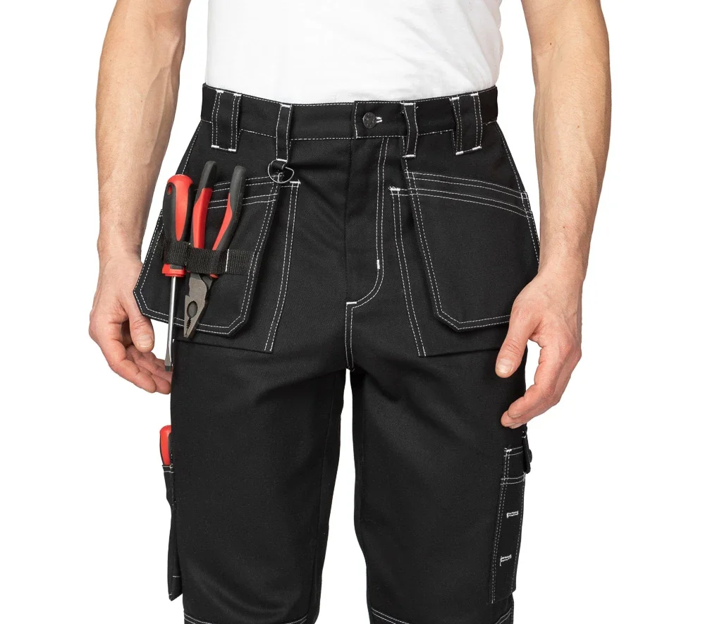 Костюм мужской "Викинг 2021" чёрный (куртка и брюки) - фото 12