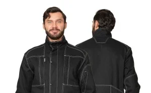 Костюм мужской "Викинг 2021" чёрный (куртка и брюки) - фото 22