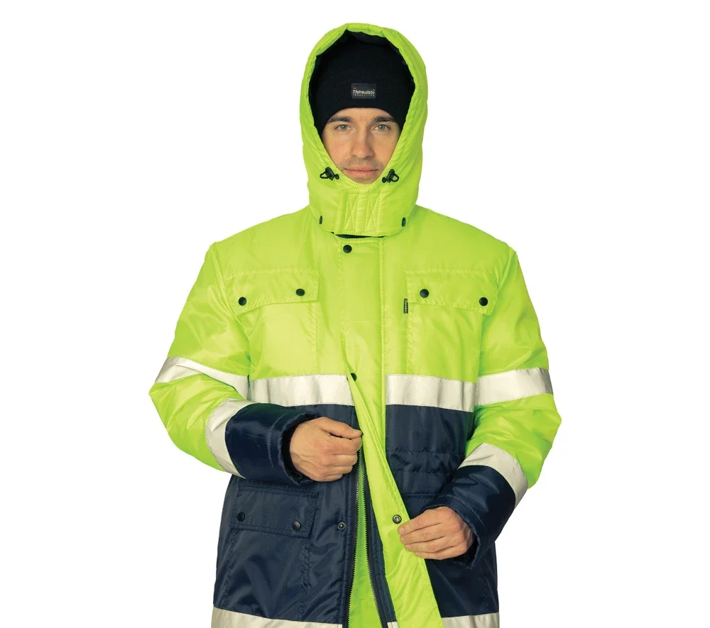 Костюм утеплённый "Спектр 2" лимонный/синий (куртка и полукомбинезон) - фото 10