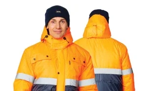 Костюм утеплённый "Спектр 2" оранжевый/синий (куртка и полукомбинезон) - фото 15