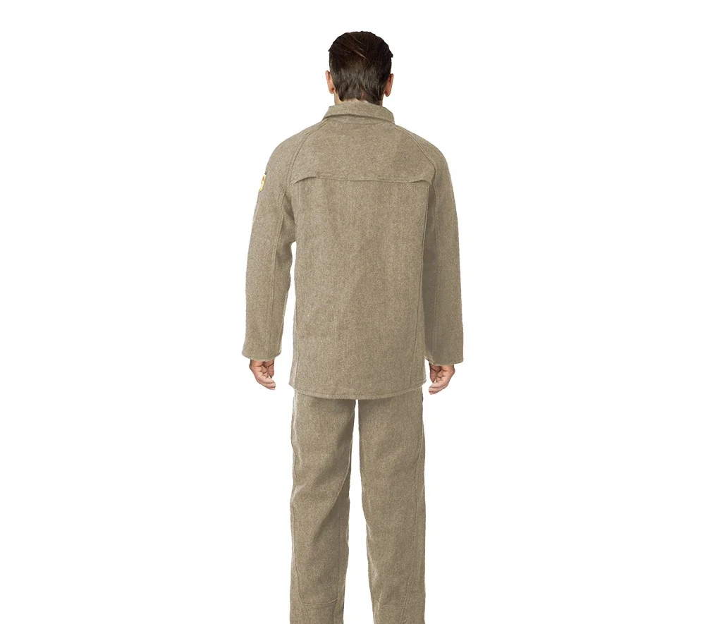 Костюм жаростойкий суконный серый с огнестойкой пропиткой (куртка и брюки) - фото 3