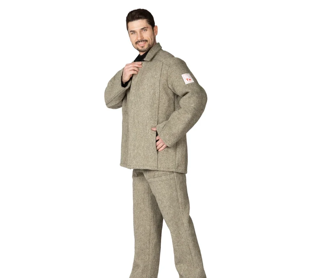 Костюм жаростойкий суконный с огнестойкой пропиткой ГОСТ (куртка и брюки) - фото 3