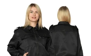 Костюм женский "Альфа" чёрный для сотрудниц охранных предприятий (куртка и брюки) - фото 9