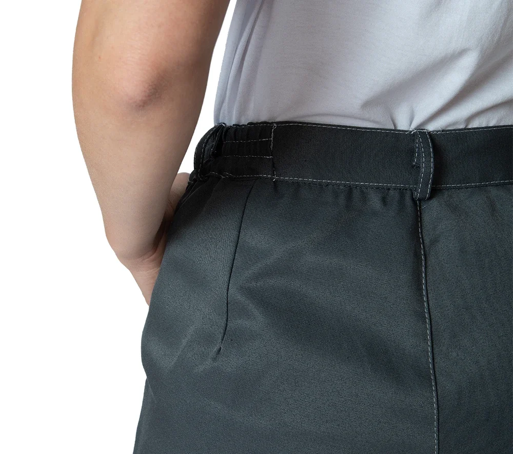 Костюм женский "Пантеон" серый/красный (куртка и брюки) - фото 6