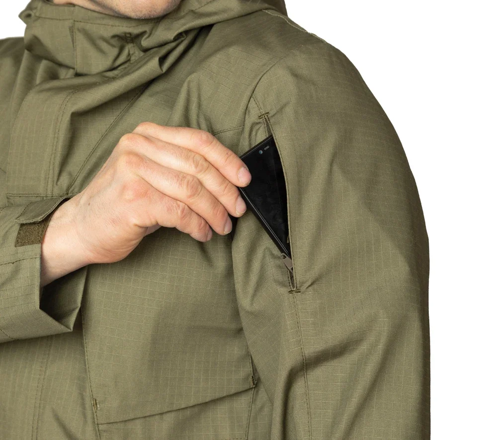 Куртка мужская демисезонная "Камелот" из ткани рип-стоп хаки - фото 8