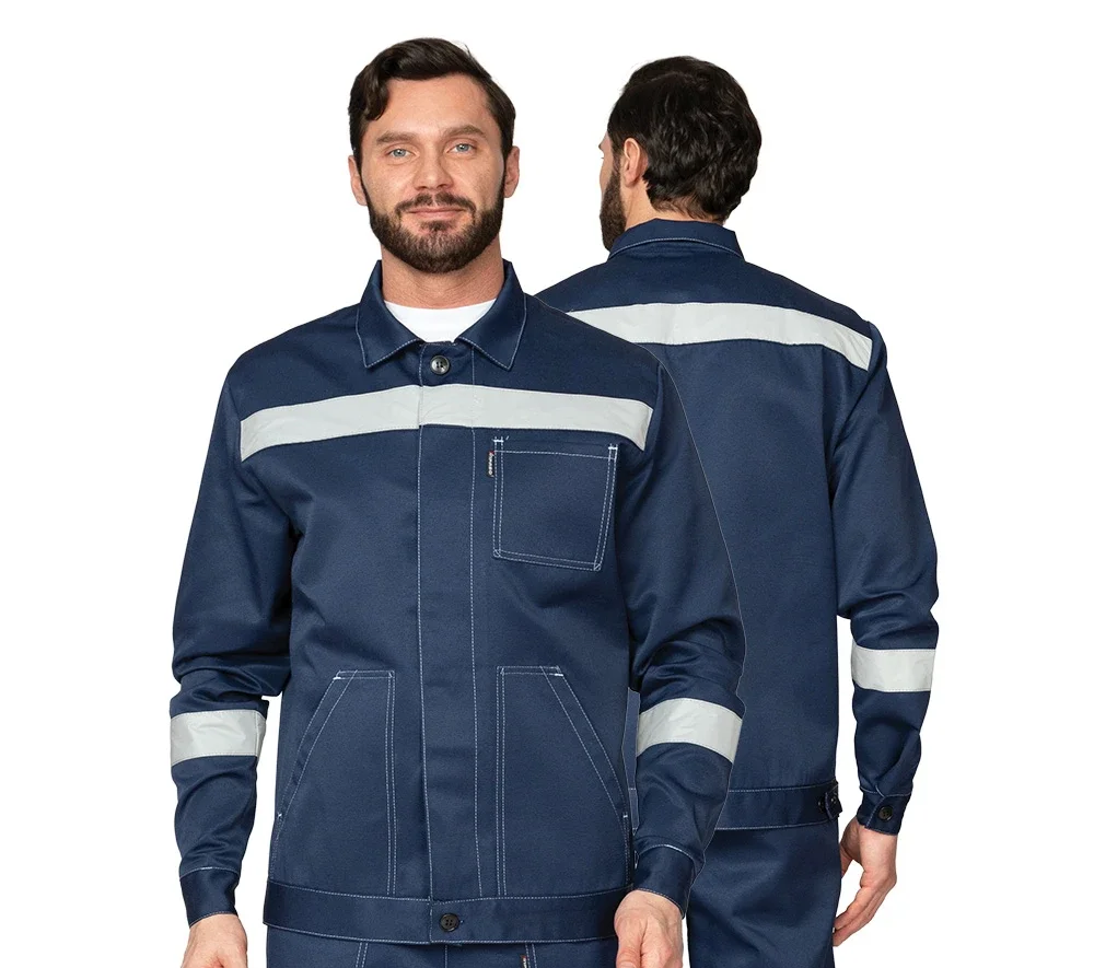 Куртка мужская летняя "Пантеон СОП" тёмно-синяя - фото 1