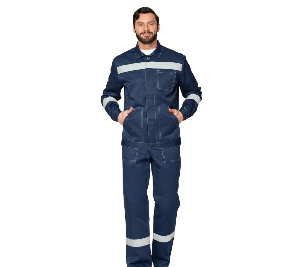 Куртка мужская летняя "Пантеон СОП" тёмно-синяя - фото 3