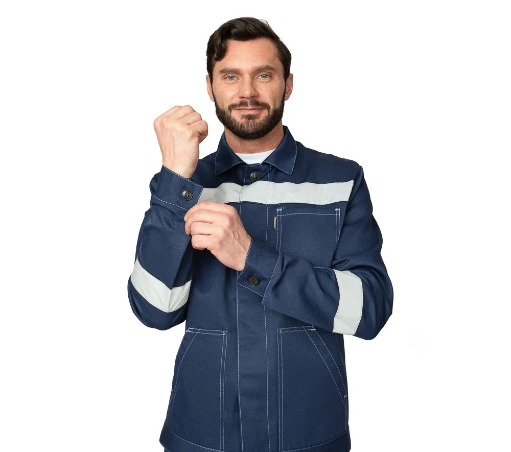 Куртка мужская летняя "Пантеон СОП" тёмно-синяя - фото 6