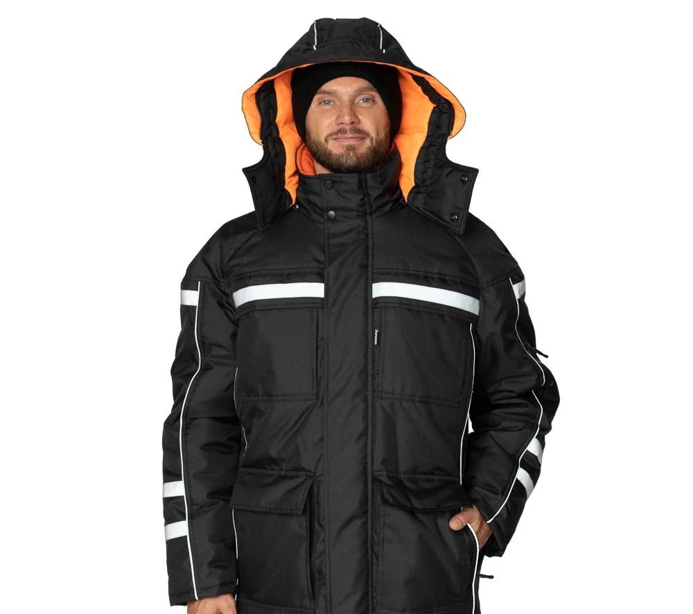 Куртка мужская утеплённая "Аляска Ультра" чёрная - фото 12