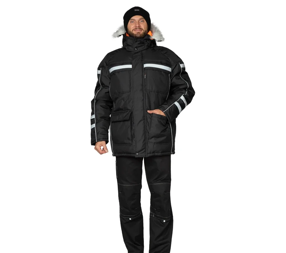 Куртка мужская утеплённая "Аляска Ультра" чёрная - фото 2