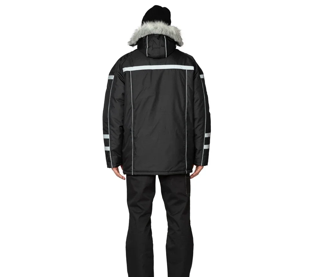 Куртка мужская утеплённая "Аляска Ультра" чёрная - фото 6