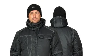 Куртка мужская утеплённая "Викинг" чёрная - фото 11