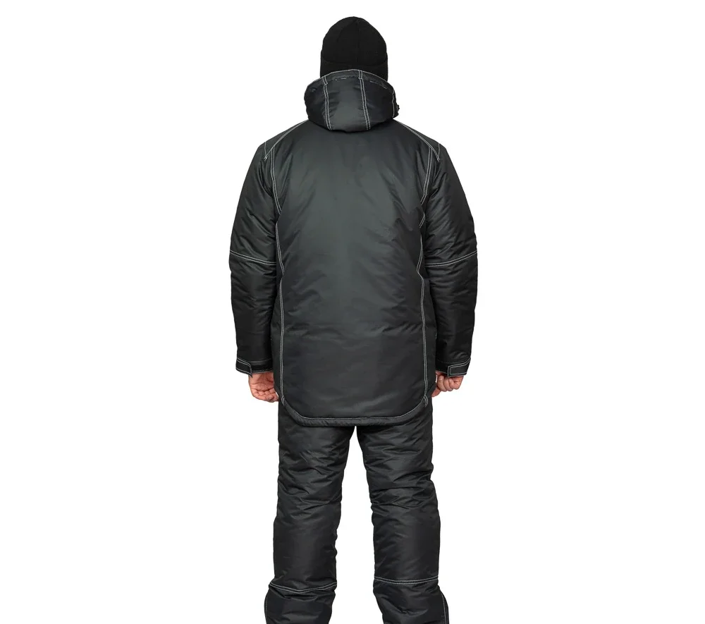Куртка мужская утеплённая "Викинг" чёрная - фото 4