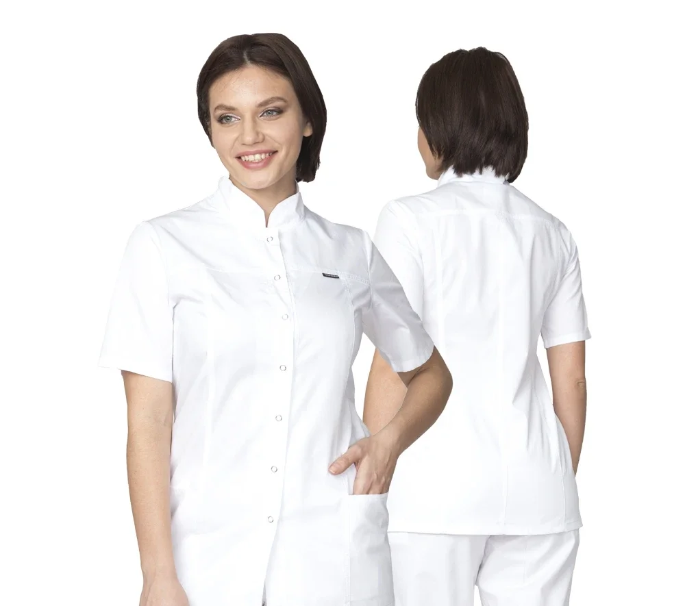 Куртка женская "Медик" белая - фото 1