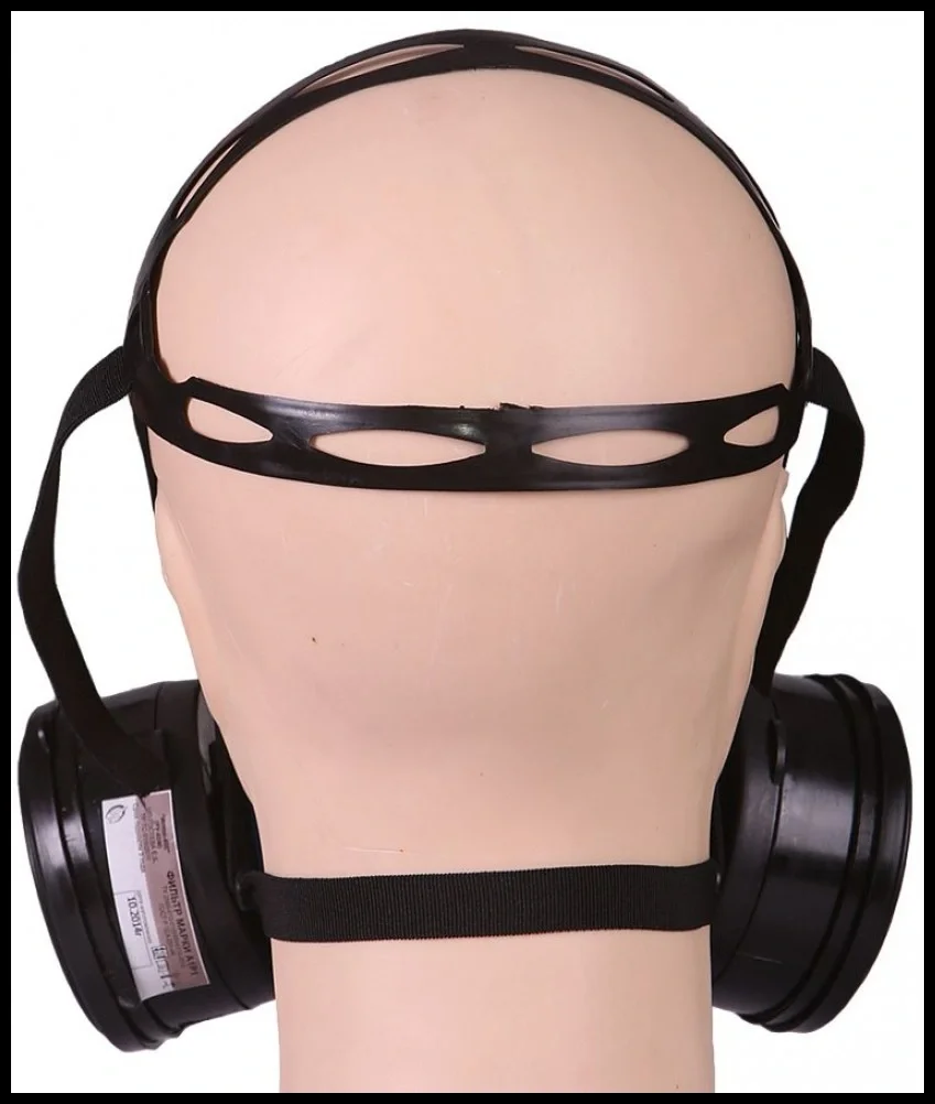 Респиратор-полумаска РУ-60М фильтрующий патрон "А1В1Е1К1Р1" Минпромторг - фото 3