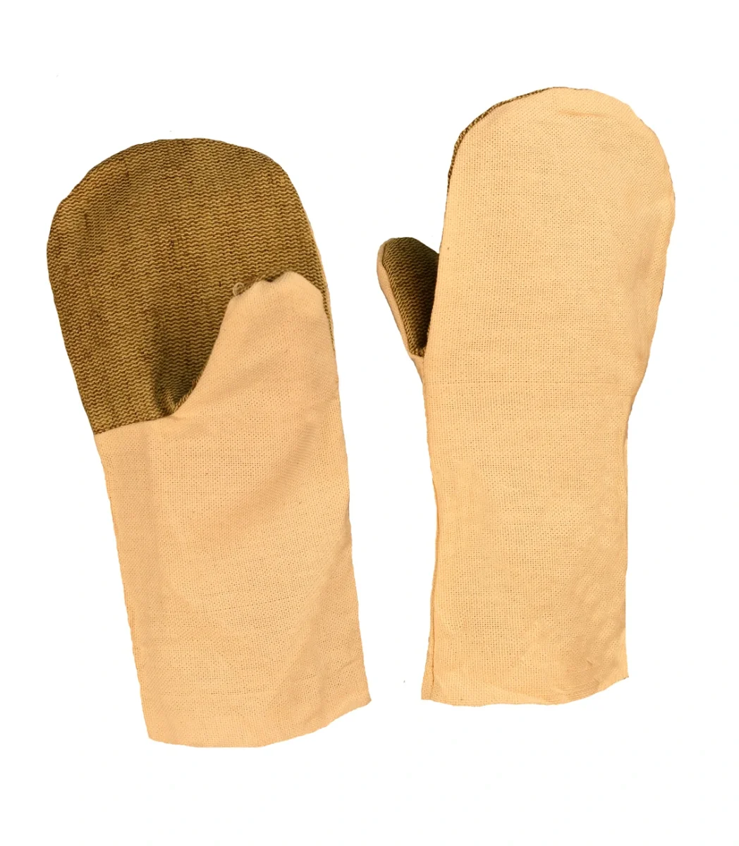 Рукавицы х/б (220г), наладонник брезент (380г) (300 пар в уп.) - фото 1