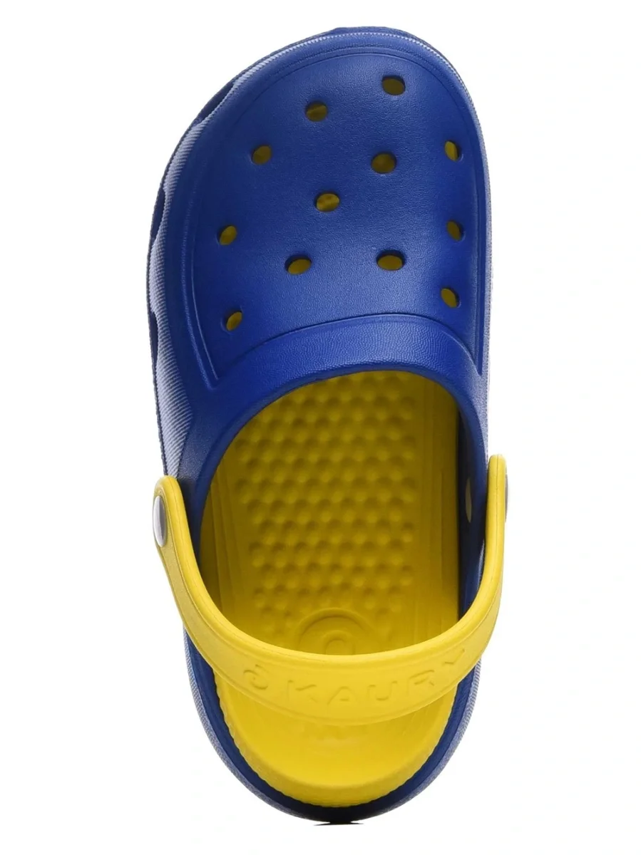 Сабо ЭВА 1341 (KAURY) детские, василек/желтый - фото 4