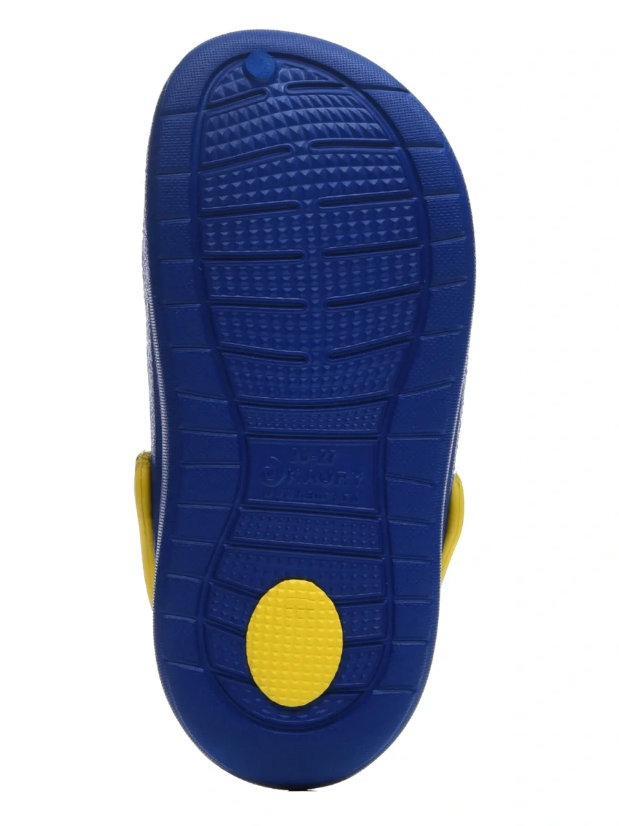 Сабо ЭВА 1341 (KAURY) детские, василек/желтый - фото 5