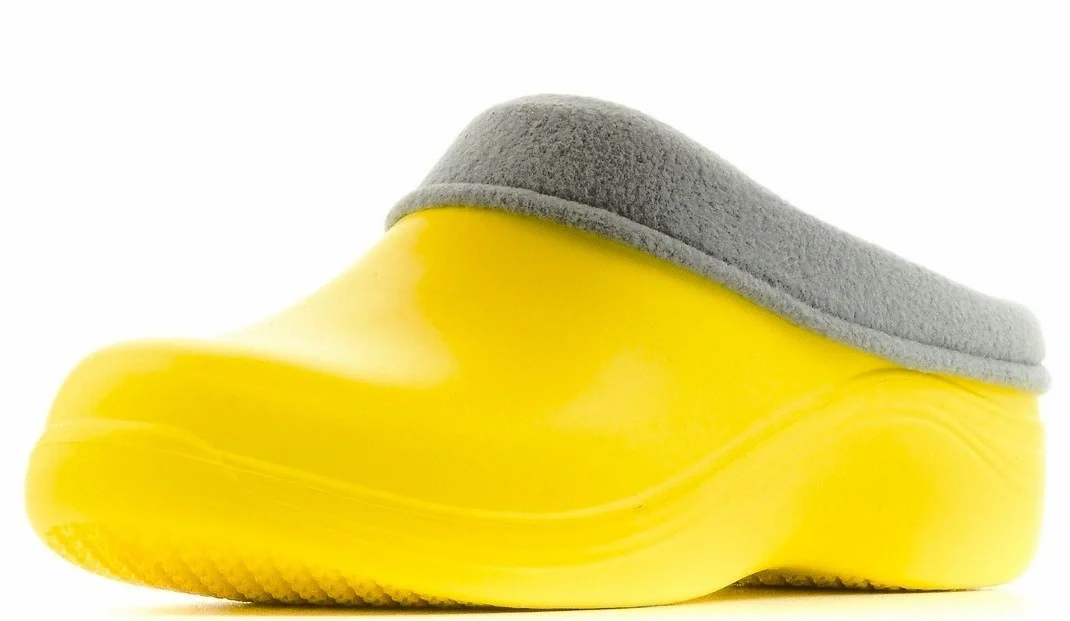Сабо ЭВА 210УФ (SPECI.ALL) женские, утепленные (флис), желтые - фото 1
