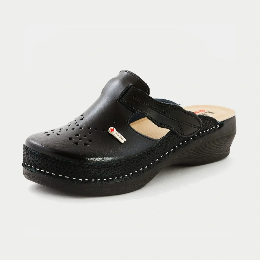 Сабо LEON ортопедические женские MED156B, черные - фото 4