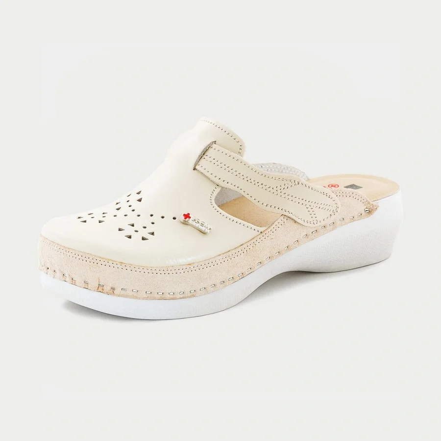 Сабо LEON ортопедические женские MED156BE , бежевый - фото 2