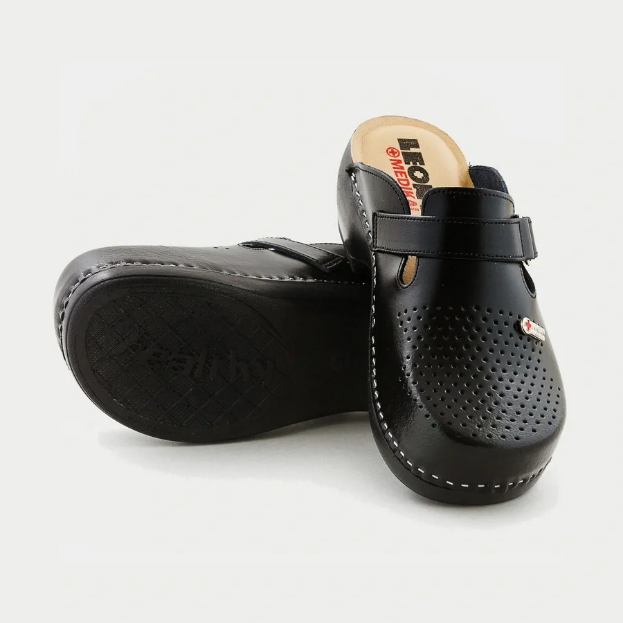 Сабо LEON ортопедические женские MED159B, черные - фото 5