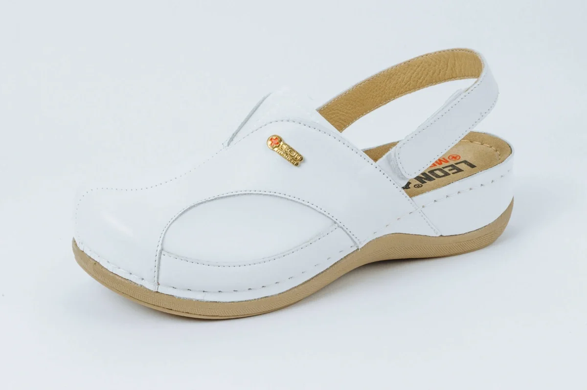 Сабо LEON ортопедические женские MED913W, белый - фото 4