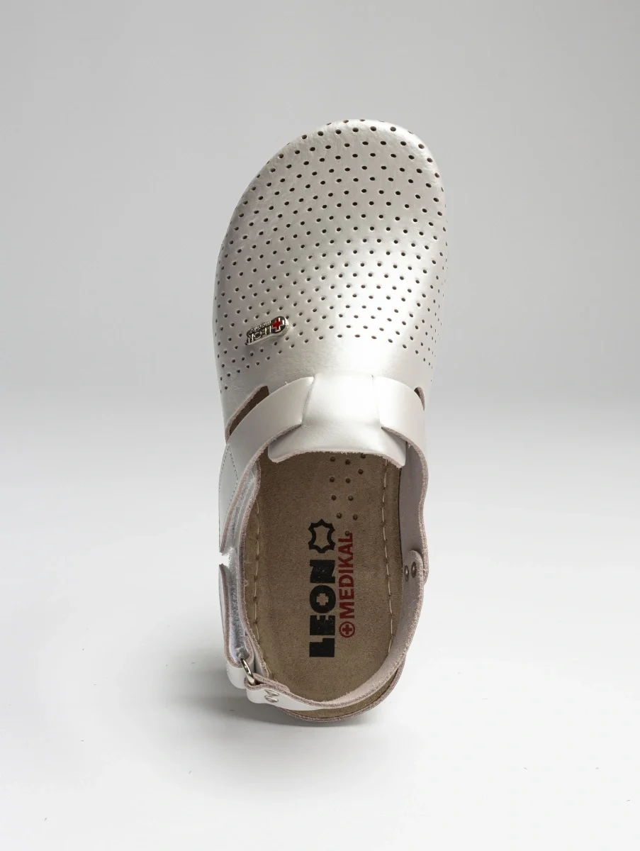 Сабо LEON ортопедические женские MED951P, перламутр - фото 4