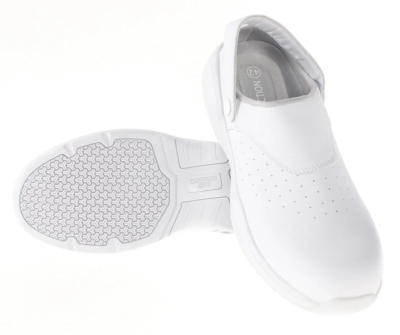 Сабо White GRIP PROTECTION c ПП, белые - фото 1