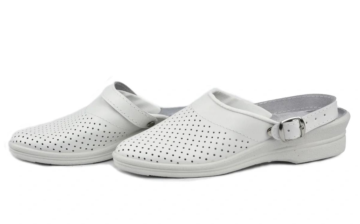 Сабо кожаные 4-12-7 (STEP) женские, белые - фото 2