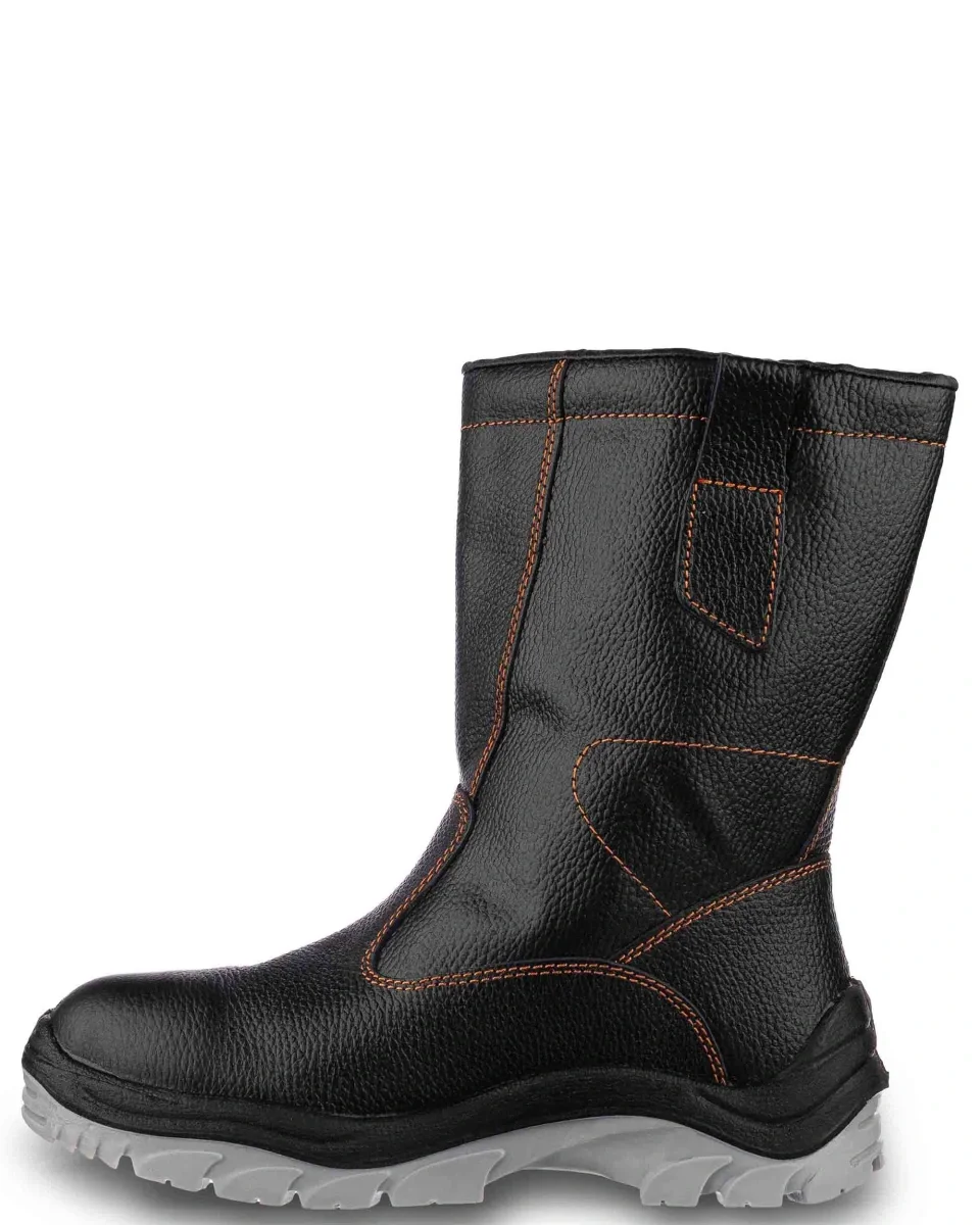 Сапоги кожаные утепленные РЕДГРЕЙ ПУ/ТПУ, металлический подносок - фото 3