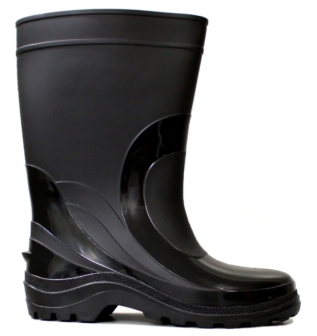 Сапоги ПВХ Д10 ФАЗАН (ДАРИНА) черные - фото 2