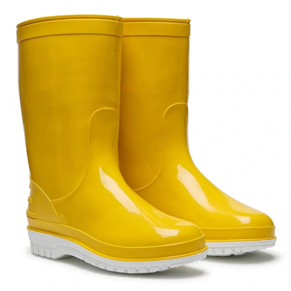 Сапоги ПВХ модель 260 (ДЮНА) женские, желтые - фото 1