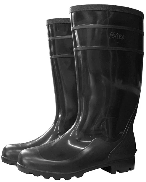 Сапоги ПВХ С-40 (STEP) мужские, черные - фото 1