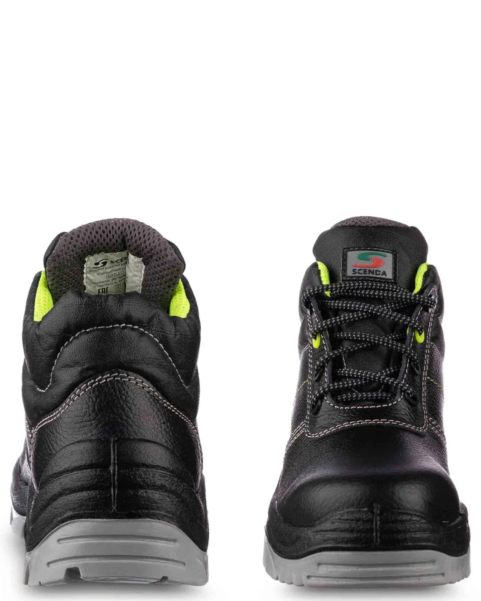 Ботинки рабочие "Неон" ПУ/ТПУ, композитный подносок, натуральная кожа - фото 2