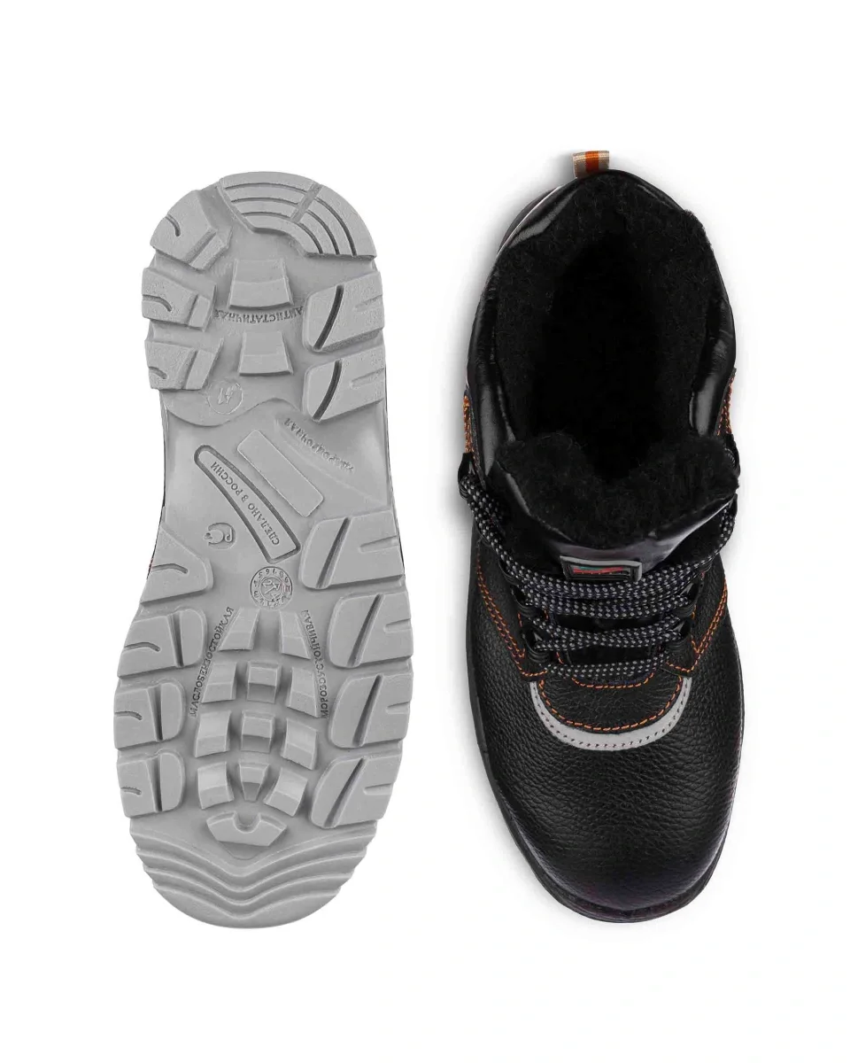 Ботинки кожаные утепленные РЕСУРС ПУ/ТПУ - фото 6