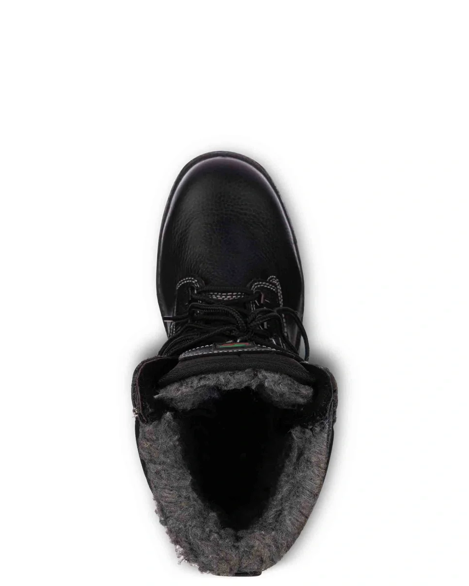 Ботинки кожаные утепленные высокие СТРОИТЕЛЬ ПУ/ТПУ, металлический подносок - фото 5