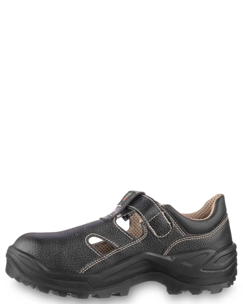 Полуботинки кожаные с перфорацией СТИКС ПУ, металлический подносок - фото 3