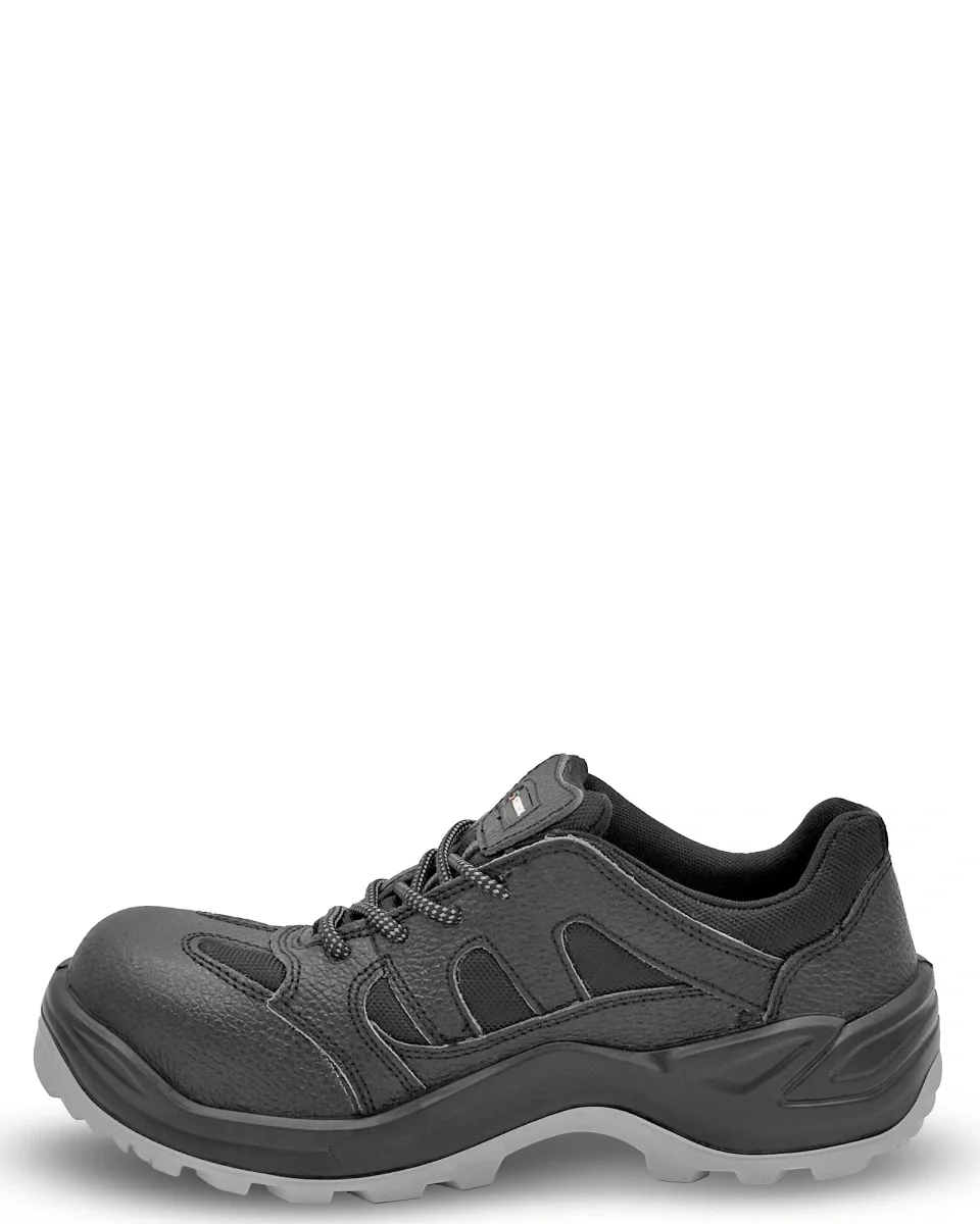 Полуботинки (кроссовки) "ТЕХНИК" нат.кожа/текстиль, цвет: черный - фото 3