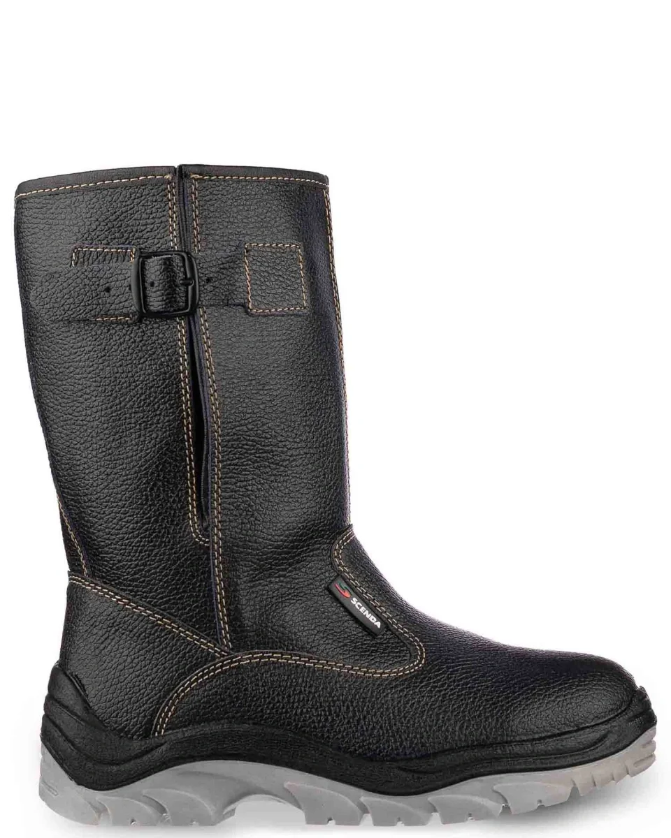 Сапоги рабочие "Редгрей" ПУ/ТПУ, металлический подносок, антипрокольная стелька, натуральная кожа - фото 4