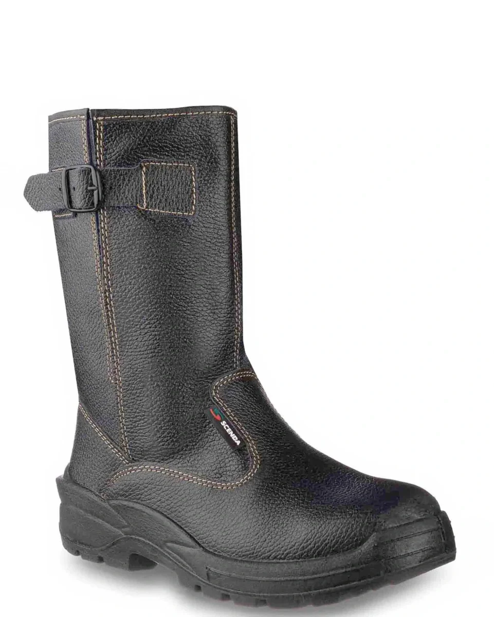 Сапоги рабочие СТИКС ПУ, металлический подносок, натуральная кожа - фото 1