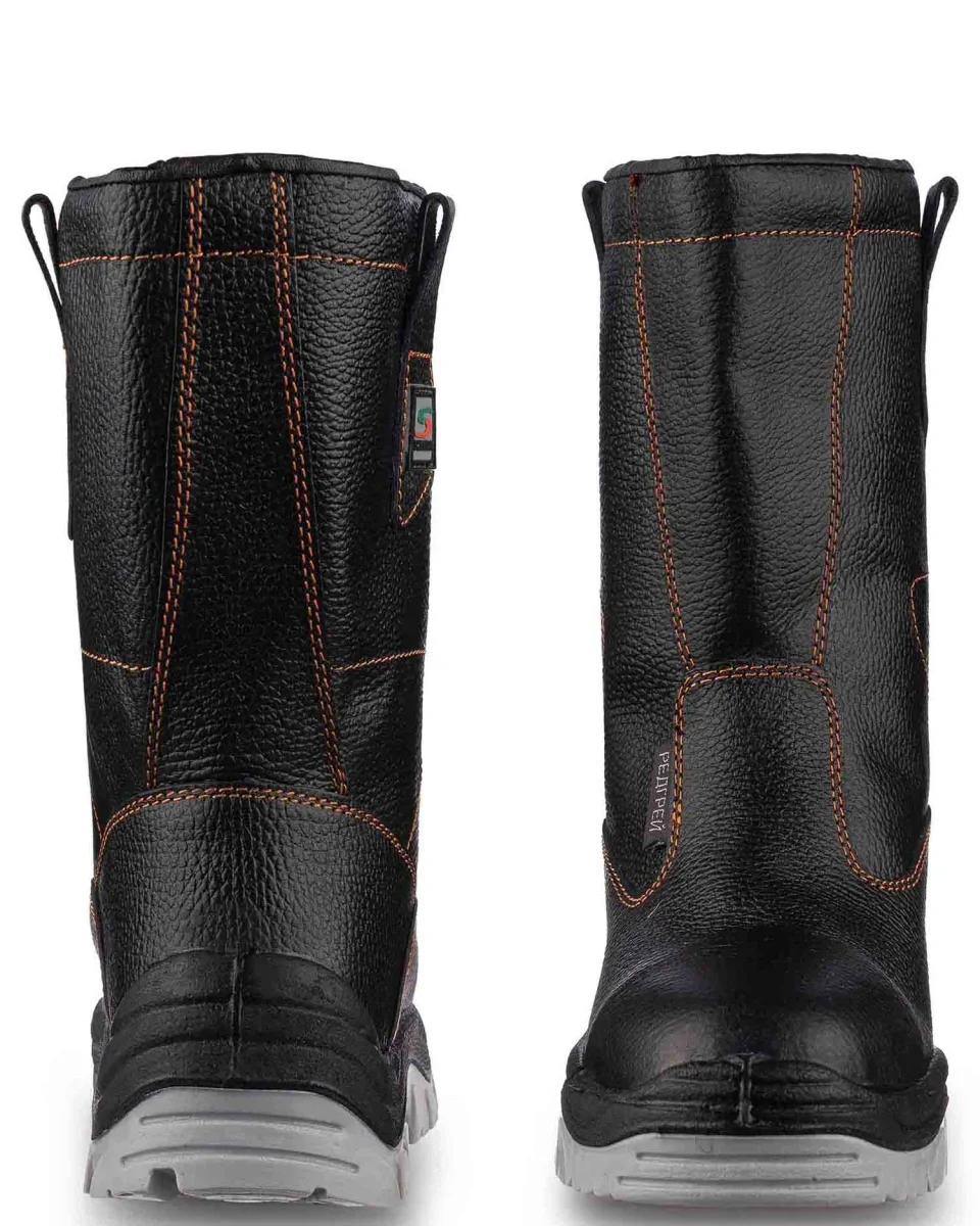 Сапоги кожаные утепленные РЕДГРЕЙ ПУ/ТПУ, подносок композитный - фото 2