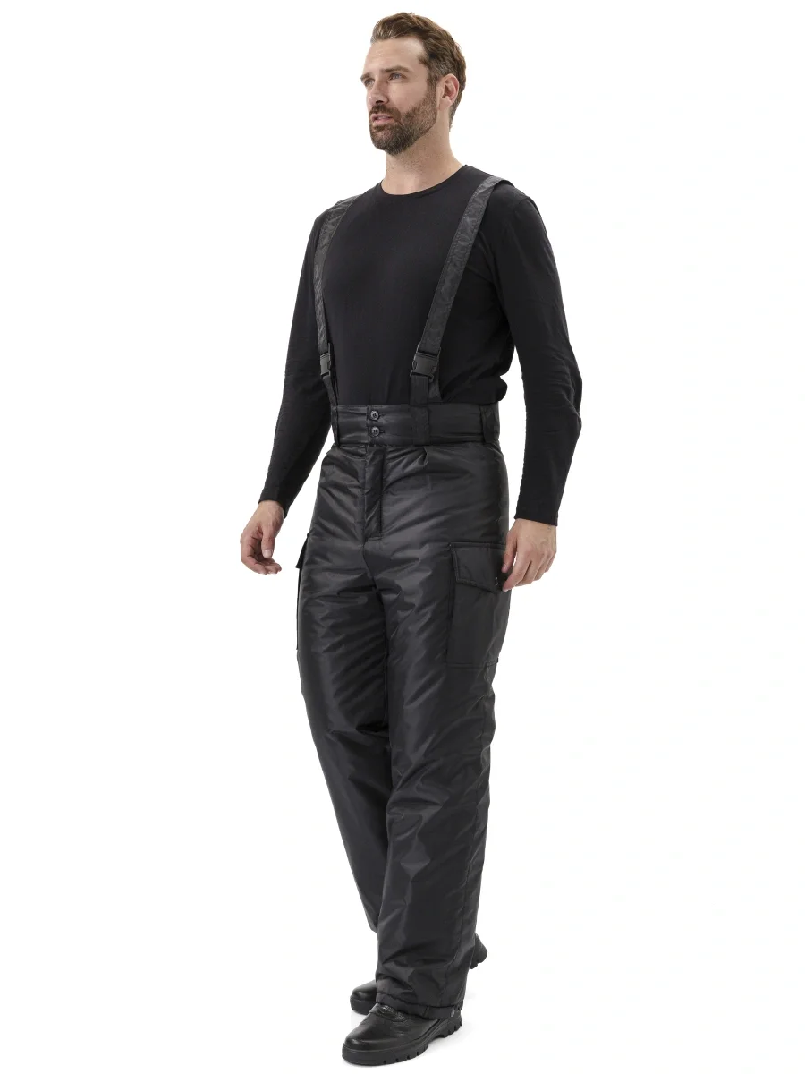 Черные мужские брюки охранника - фото 4