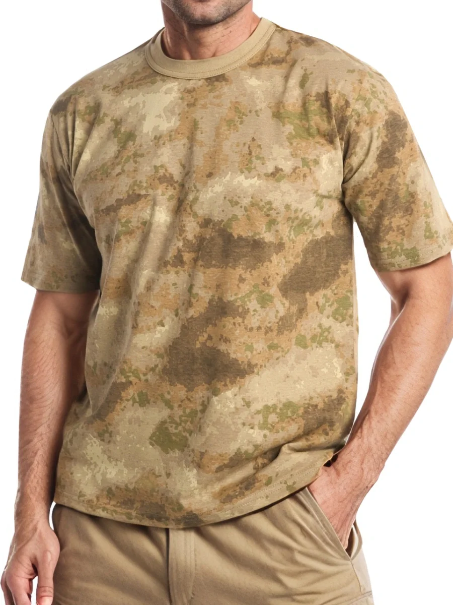 Футболка кмф "Грязь" песок - фото 2