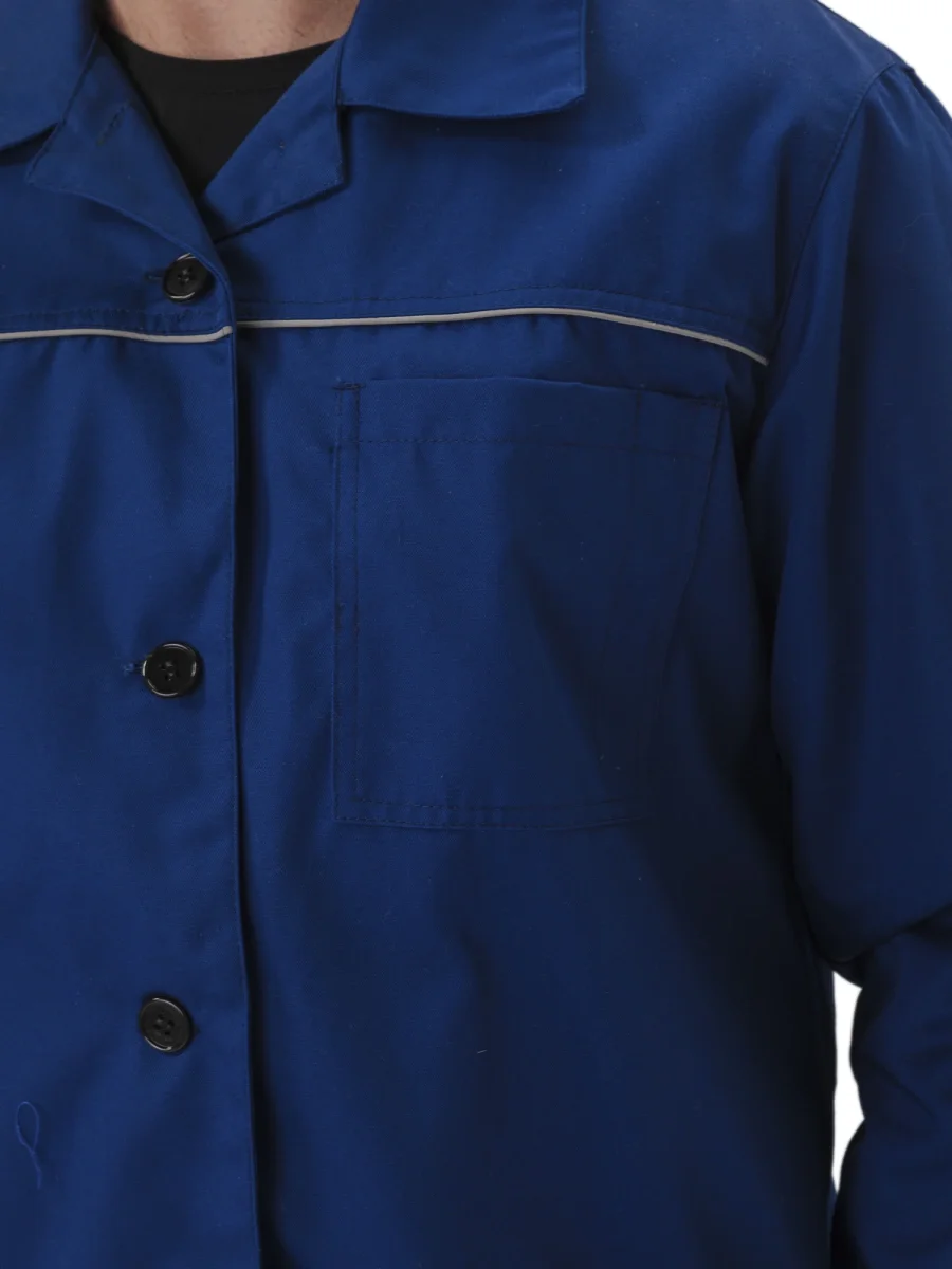 Синий мужской халат Валент - фото 3